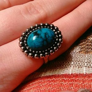 Artificial Turqouise Ring